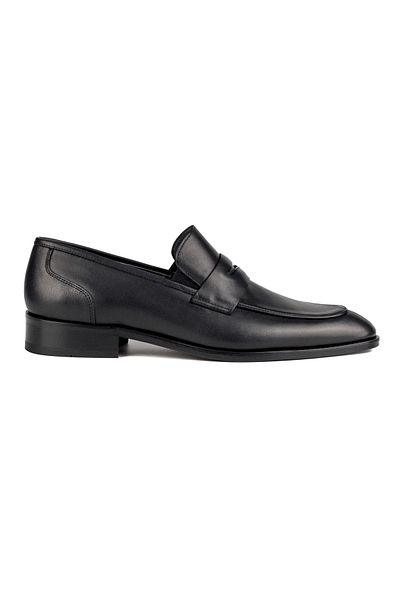TEZCAN KUNDURA Rubato Inside and Outside Genuine Black Leather Leather Sole Classic Men's Shoes