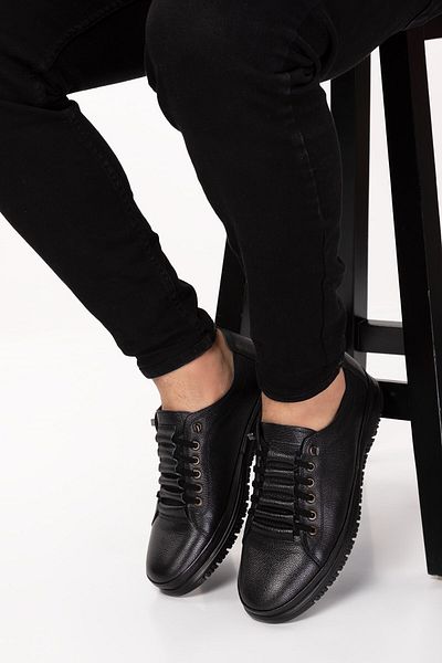 maximoda Pantofi din piele naturală, fara siret, anatomici, bărbați