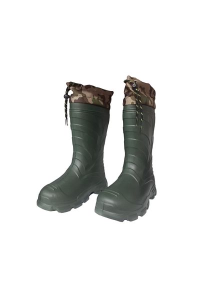 Emek Cizme de ploaie ultra ușoare pentru bărbați cu șosete kaki în interior