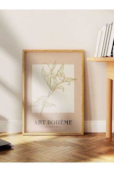 Postifull Απαλή αφίσα τοίχου Bohemian, αφίσα χωρίς πλαίσιο με θέμα τη σκανδιναβική - Διακόσμηση τοίχου υπνοδωματίου, σαλονιού