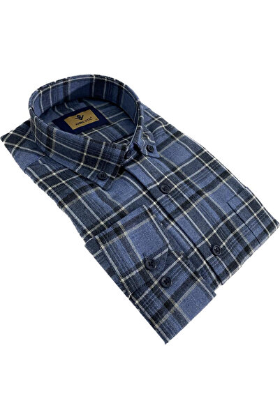 dcn giyim 1985 Classic Cut Wool Shirt-Style2