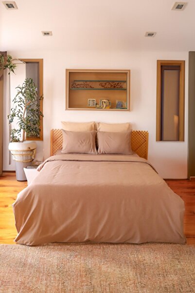 Çift Kişilik Lastikli Çarşaflı Nevresim Takımı