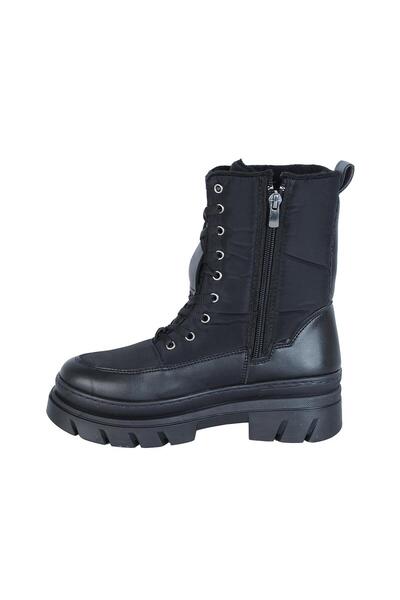 Bulldozer 240905 Siyah Termal Kürklü Kadın Bot