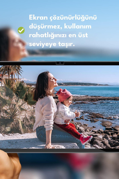 Jolita Samsung Galaxy Tab A9 + Plus 11 inç Uyumlu Temperli Ekran Koruyucu Kırılmaz Cam X210 X215 X217