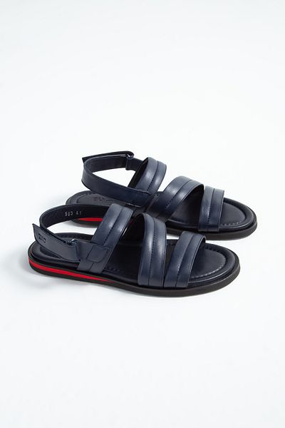 Tamer Tanca Men's Genuine Leather Flat Sandals 537 583 Erk Sndlt Y23