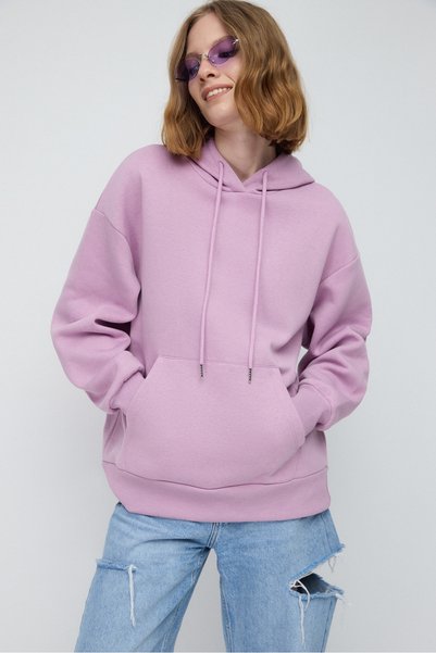 No Matter What Kadın Kapüşonlu Sweatshirt Kanguru Cepli Uzun Kollu