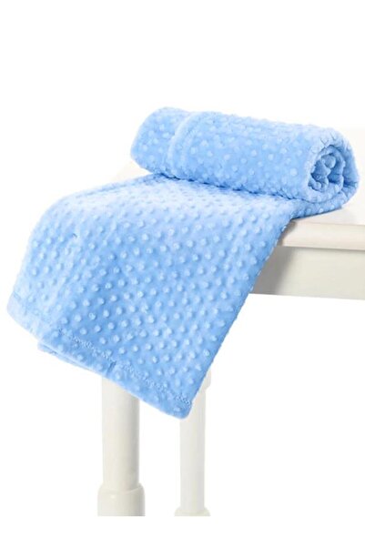 Özdilek Tomurcuk Bebek Battaniyesi 90*110 Cm Sky Mavi