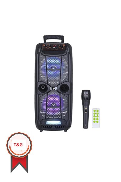 TG Taşınabilir Bluetooth hoparlör Uzaktan Kumandalı Ve Mikrofonlu Karaoke Blu...
