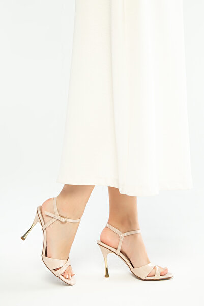 Tamer Tanca Pantofi Vegani damă Cu Toc 932 7544 Bn Sndlt Y23