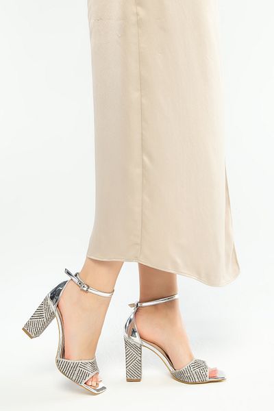 Tamer Tanca Women's Vegan Heeled Shoes 292 2528 Bn Sndlt Y23
