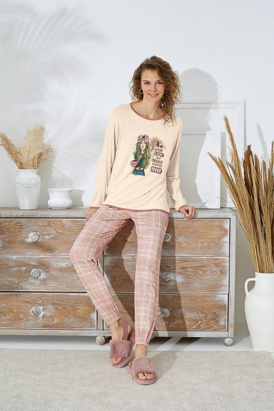Sevim 15003 SET PIJAMASE IMPRIMATE