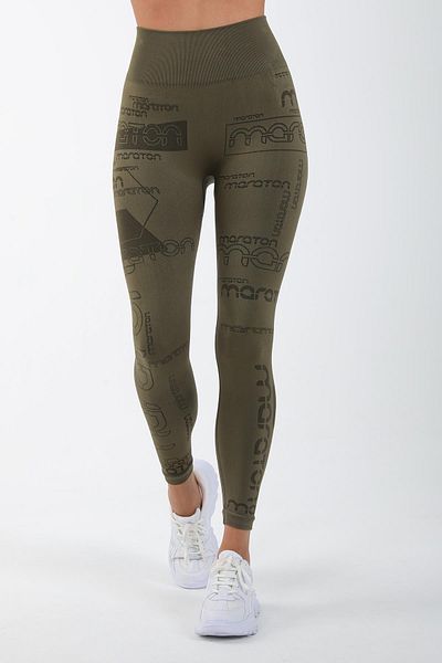 MARATON Slimfit طماق كاكي للنساء 812092