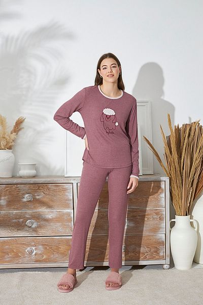 Sevim 15402 SET PIJAMASE BRODATE