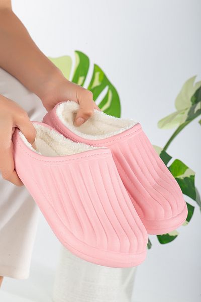 PLN SHOES Παντόφλες σπιτιού Faylon Unisex με μάλλινη σόλα