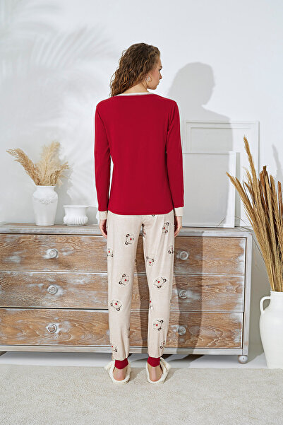 Sevim 14992 NAKIŞLI PİJAMA TAKIM