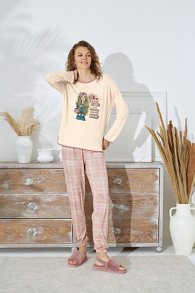 Sevim 15003 SET PIJAMASE IMPRIMATE