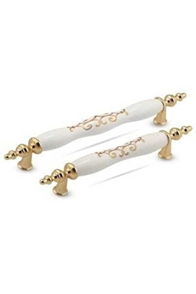 Çetinkaya Gold Polimer Kırılmaz Çekmece Dolap Kulpu 128mm 12 Adet