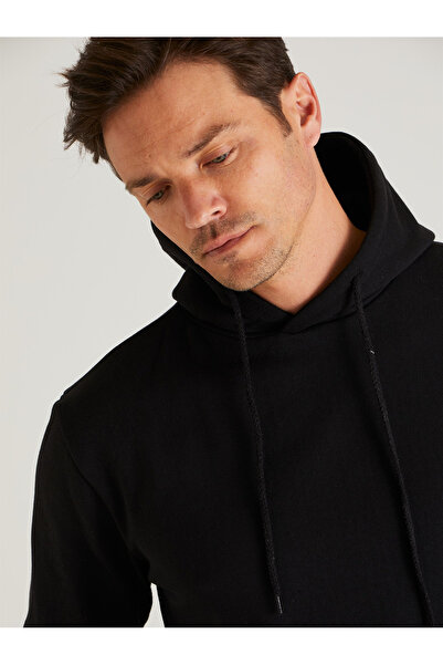 Relax family xf Ανδρική χειμερινή φούτερ με κουκούλα, βαμβακερή στάμπα με λεπτή εφαρμογή