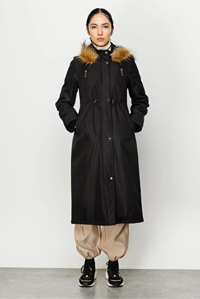 Micca MİCCA KÜRKLÜ MANTO