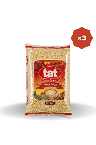 Tat PİLAVLIK BULGUR 1 KG X 3 ADET