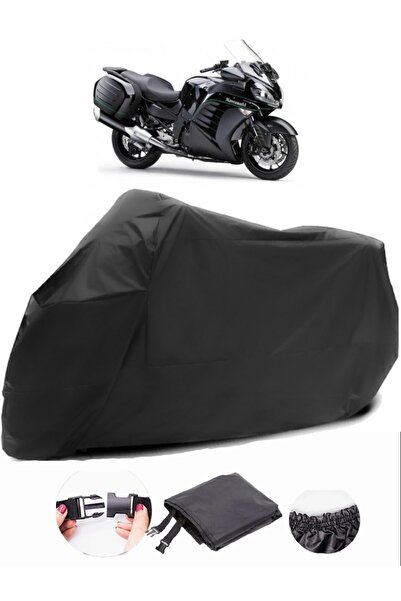 Breen أسود Kawasaki Gtr 1400 حقيبة خلفية متوافقة مع القماش المشمع للدراجات ال...