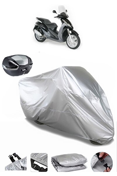 Breen Peugeot Geopolis 250 Rear Bag Compatible Tarpaulin Premium Quality Moto...
