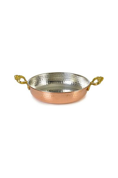 büyükköyavmarket Traditional Elegans: Handmade Copper Pan 20 Cm