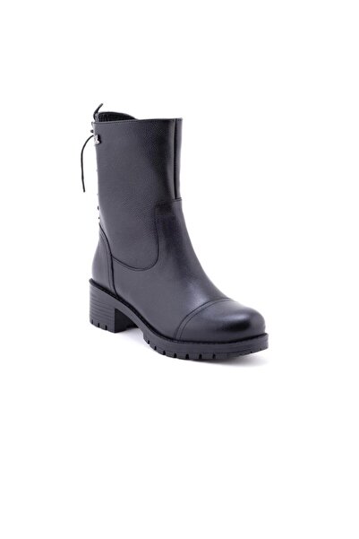 Venüs VENÜS 3372K ARA BOY TOPUKLU DERİ KLASİK KADIN BOT