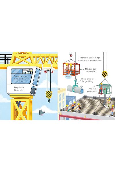 Usborne Peep Inside How a Crane Works