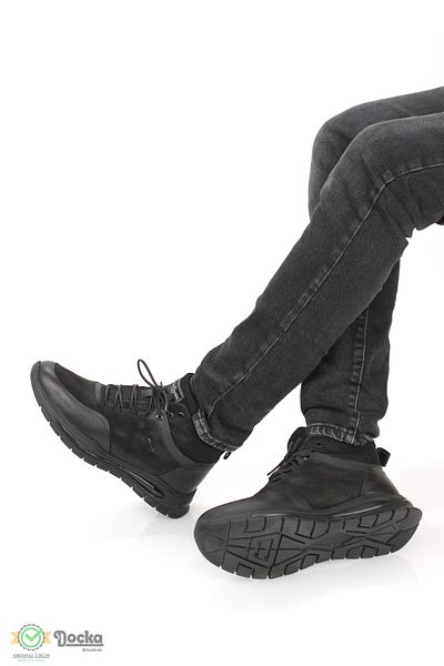 MARCOMEN Men's Genuine Leather Sports Style Rubber Air Sole Daily Boots