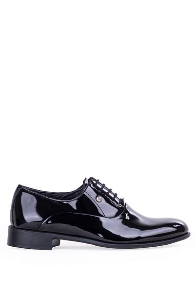 Pierre Cardin 7017 Pantofi pentru bărbați din piele lacuită strălucitoare
