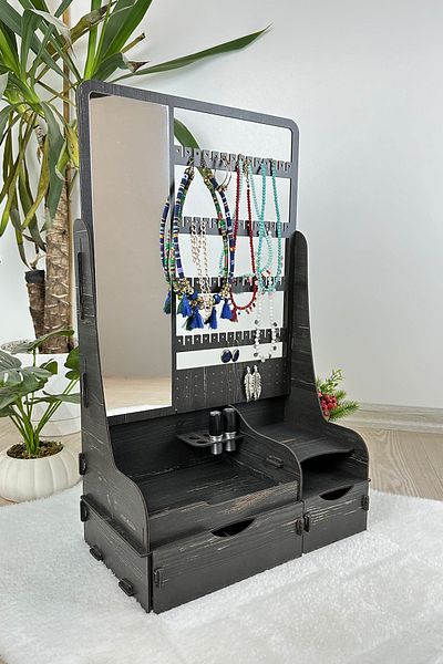 tasarx JEWELRY ORGANIZER MAKE-UP MIRROR JEWELRY ORGANIZER