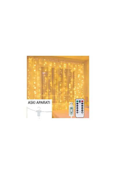 Genel Markalar Nanopro Perde LED Askılı Kumandalı 8 Mod Ambiyans Ayarlanabili...