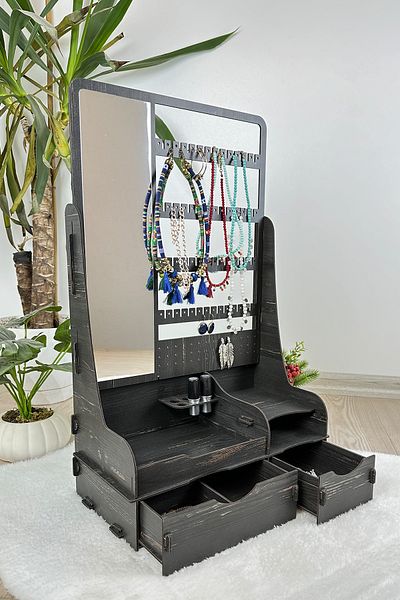 tasarx JEWELRY ORGANIZER MAKE-UP MIRROR JEWELRY ORGANIZER