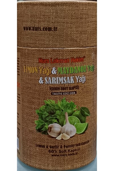 Nurs Limon-Maydonoz-Sarımsak Soft jel 60'lı Kapsül