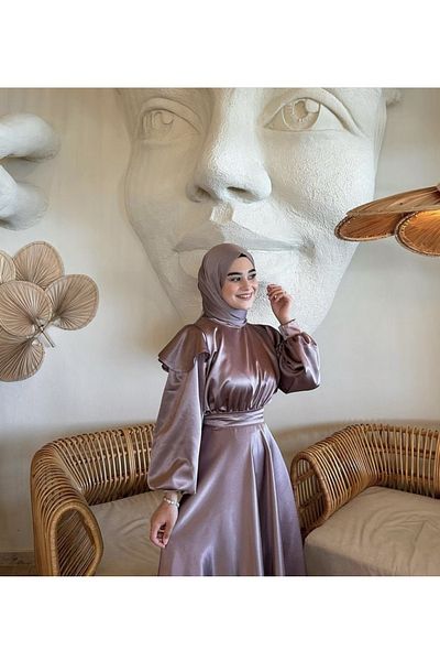 BYATEİLER Μινκ Janjan Chiffon Shawl - Κομψό Σχέδιο
