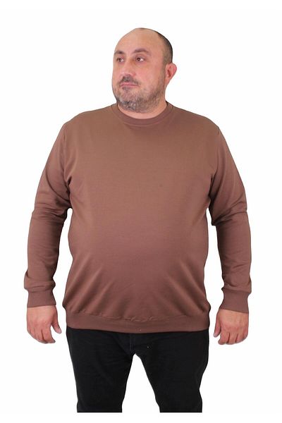 MocGrande Κλασικός ιδρώτας με λαιμόκοψη σε μεγάλο μέγεθος 23216 TABA
