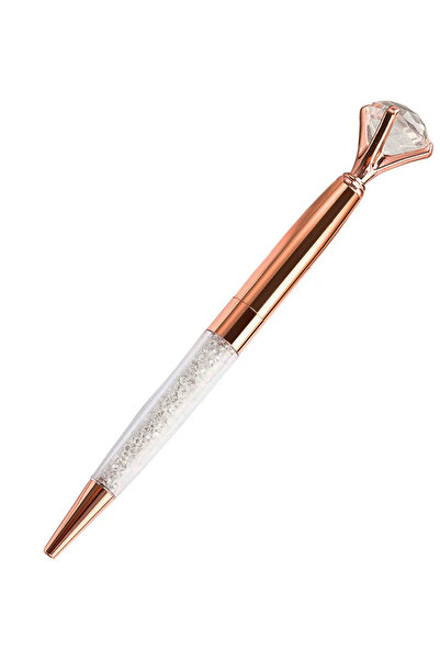 tusah Simli Taşlı Tükenmez Kalem