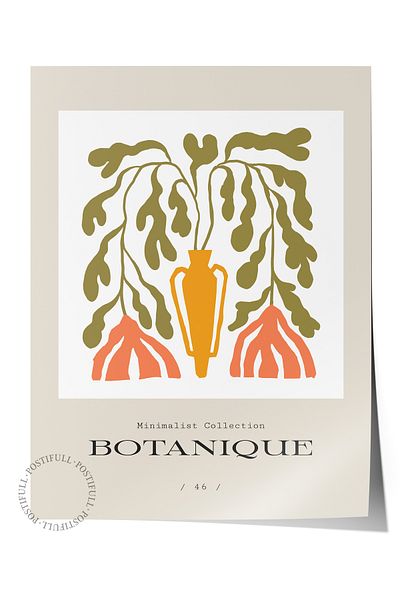 Postifull Απαλή αφίσα τοίχου Bohemian, αφίσα χωρίς πλαίσιο με θέμα τη σκανδιναβική - Διακόσμηση τοίχου υπνοδωματίου, σαλονιού