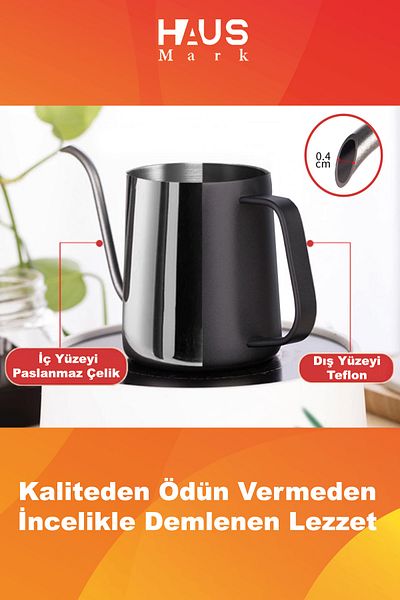 HAUSMARK Barista Mini Dripper 600ml (COFFEE BREWING PITCH)