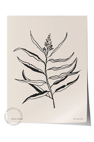 Postifull Απαλή αφίσα Boho Nordic με θέμα Duar - Διακόσμηση σαλονιού, κουζίνας και υπνοδωματίου