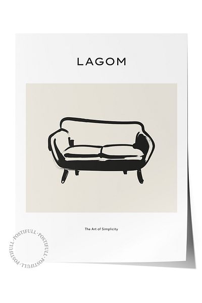 Postifull Απαλή αφίσα Boho Nordic με θέμα Duar - Διακόσμηση σαλονιού, κουζίνας και υπνοδωματίου