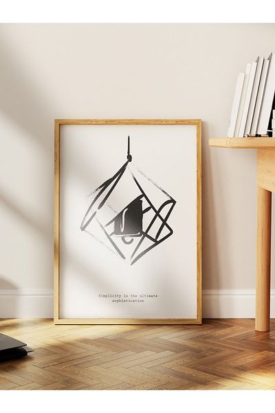 Postifull Απαλή αφίσα Boho Nordic με θέμα Duar - Διακόσμηση σαλονιού, κουζίνας και υπνοδωματίου