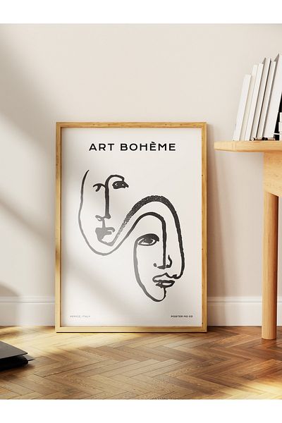 Postifull Απαλή αφίσα Boho Nordic με θέμα Duar - Διακόσμηση σαλονιού, κουζίνας και υπνοδωματίου