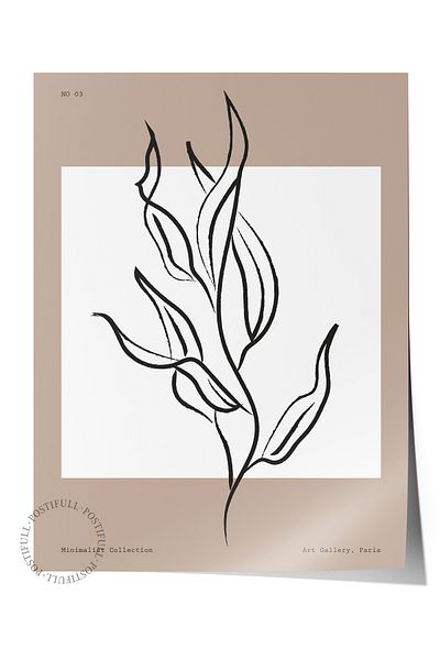 Postifull Απαλή αφίσα Boho Nordic με θέμα Duar - Διακόσμηση σαλονιού, κουζίνας και υπνοδωματίου
