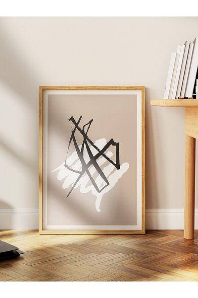 Postifull Απαλή αφίσα Boho Nordic με θέμα Duar - Διακόσμηση σαλονιού, κουζίνας και υπνοδωματίου