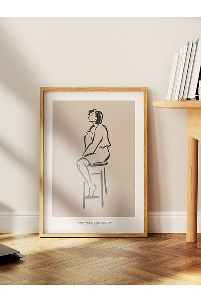 Postifull Απαλή αφίσα Boho Nordic με θέμα Duar - Διακόσμηση σαλονιού, κουζίνας και υπνοδωματίου