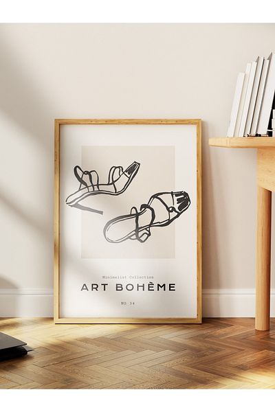 Postifull Απαλή αφίσα Boho Nordic με θέμα Duar - Διακόσμηση σαλονιού, κουζίνας και υπνοδωματίου
