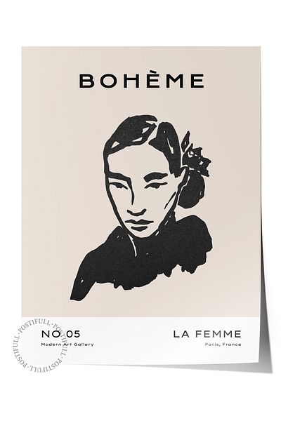 Postifull Απαλή αφίσα Boho Nordic με θέμα Duar - Διακόσμηση σαλονιού, κουζίνας και υπνοδωματίου
