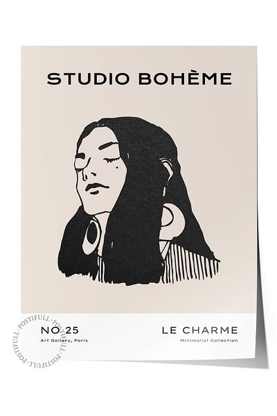 Postifull Απαλή αφίσα Boho Nordic με θέμα Duar - Διακόσμηση σαλονιού, κουζίνας και υπνοδωματίου